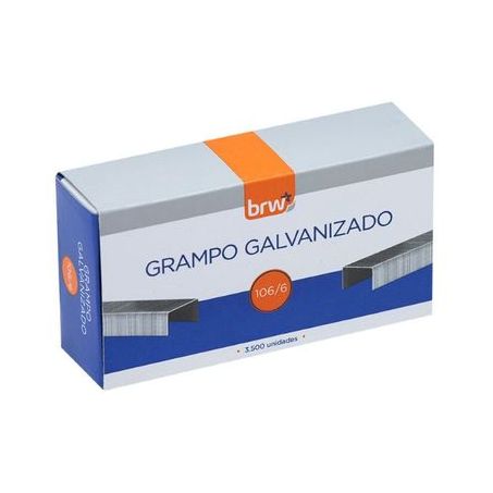 GRAMPO 106/6 GALVANIZADO C/3500UN BRW