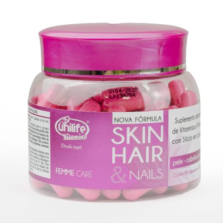 SKINHAIR & NAILS FEMME CARE 700MG 90 CAPSULAS UNILIFE