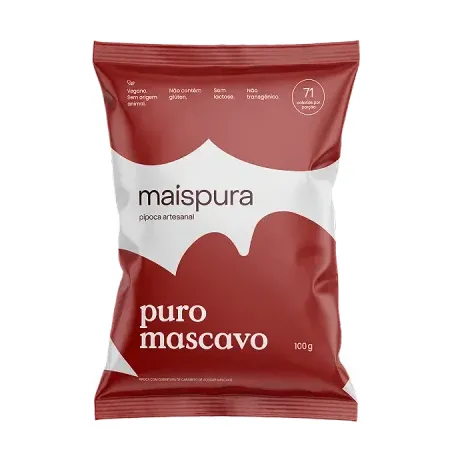 Pipoca Mascavo Mais Pura 100g