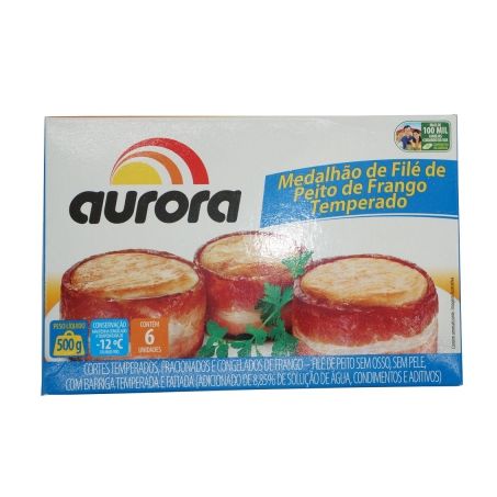 MEDALHAO AURORA 500G FRG C/ BACON