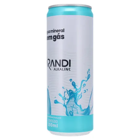 ÁGUA MINERAL SARANDI ALKALINE SEM GÁS LATA 350ML 360-5
