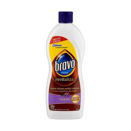 Lustra moveis bravo 500ml maxi brilho lavanda