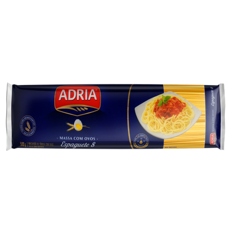 MAC.ADRIA 500G C/OVOS ESPAG.N-8 FD 40.0