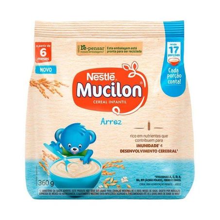 Cereal infantil mucilon 360g arroz