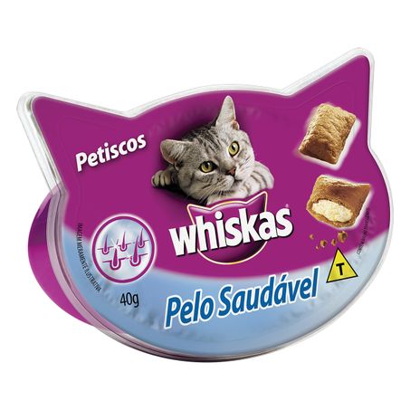 PETISCO PARA GATOS ADULTOS WHISKAS PELO SAUDÁVEL