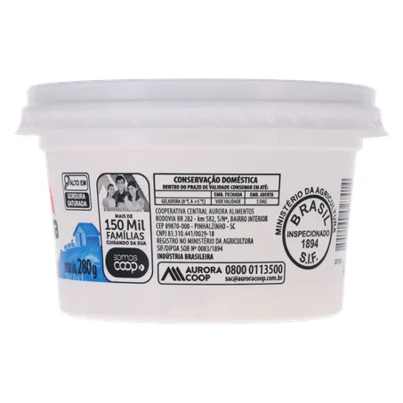 Creme de leite (nata) aurora 280g 360-1