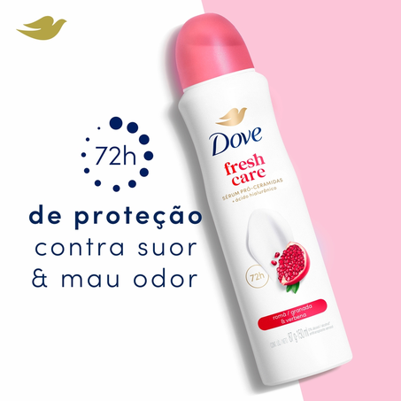 Desodorante Antitranspirante Aerosol Dove Romã e Verbena 150ml 360-2