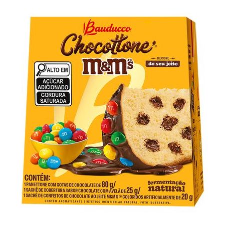 Mini chocottone bauducco 80g m&ms