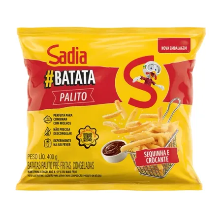 Batata congelada sadia tradicional 400gr