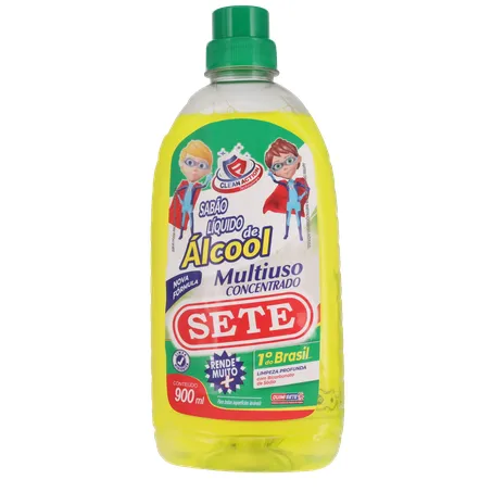 Sabão líquido sete de alcool 900ml 360-1