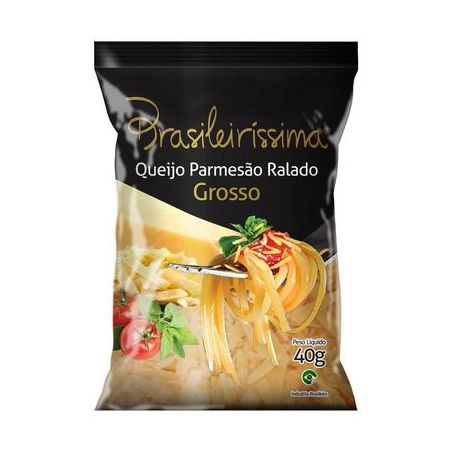 QUEIJO RALADO BRASILEIRISSIMA 40G GROSSO