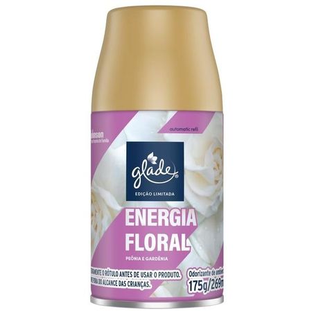 Odorizador Glade 269ml Automatic Refil Energia Floral