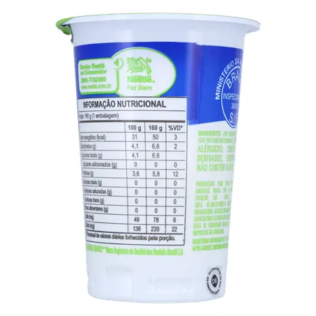 Iogurte Natural Desnatado Nestle 160g 360-17