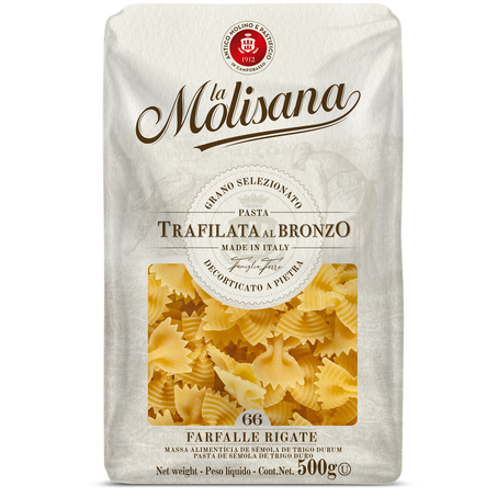 Massa La Molisana Grano Duro Farfalle Rigate 500G