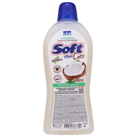 Lava Roupas Crivialli 500ml Soft Plus Coco 360-0