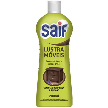 Lustra moveis saif 200ml lavanda