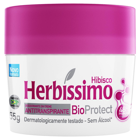 Creme Desodorante Herbíssimo 55g - Hibisco