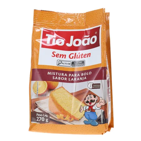 MISTURA BOLO TIO JOÃO LARANJA 270G 360-1