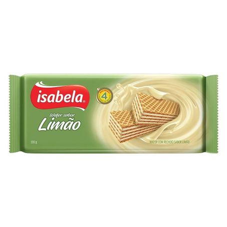 Wafer isabela limao 100g