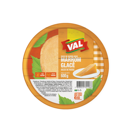 MARROM GLACÊ VAL LATA 600G