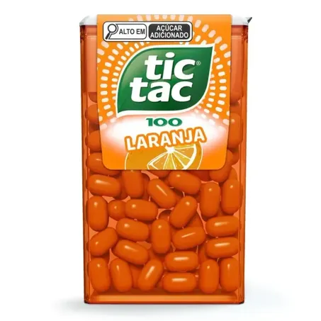 PASTILHA TIC TAC LARANJA 49G
