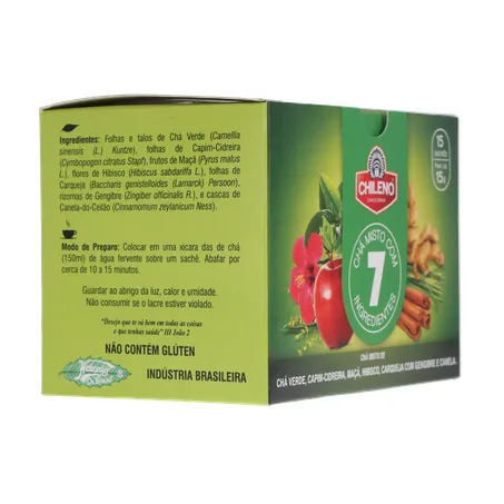 Cha chileno misto 7 ingredientes 15g 360-30