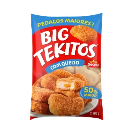 Empanado Frango Seara 900g Tekitos Queijo