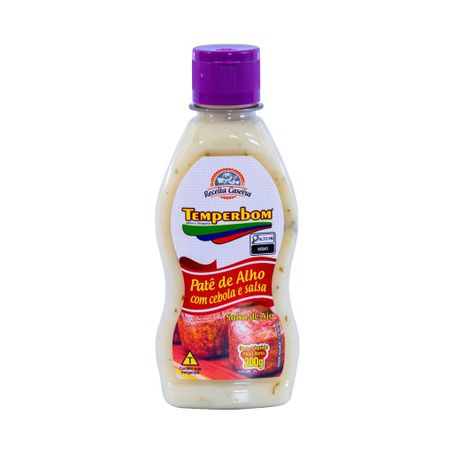 Patê de Alho Temperbom com Cebola e Salsa Squeeze 200gr