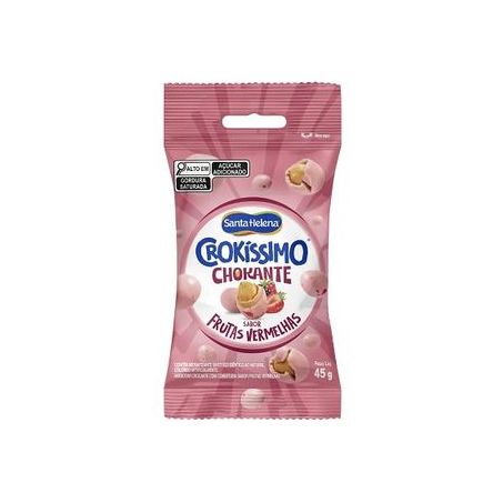 Amendoim crokissimo frutas vermelhas 45g