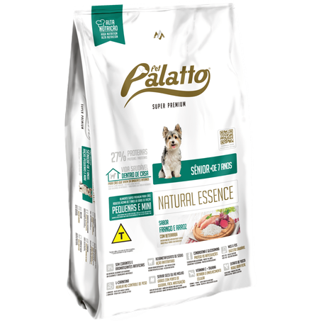 Ração Palatto Natural Essence Raças Pequenas E Mini Sênior 3Kg