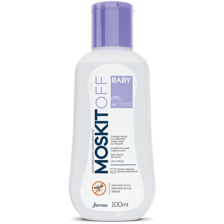 Repelente locao farmax baby moskitoff 100ml