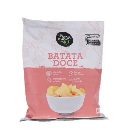 Salg chips livre d batata doce 40g 360-35