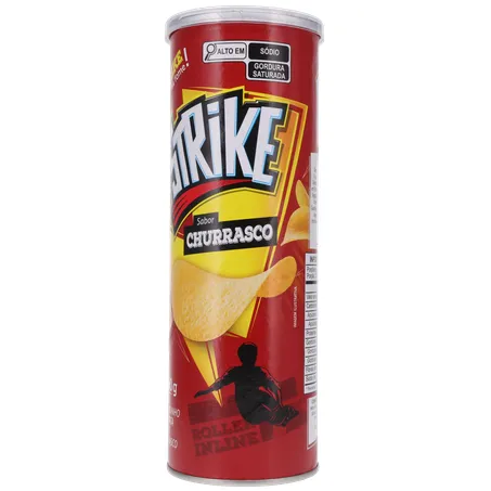 SALGADINHO BATATA STRIKE CHURRASCO POTE 90G 360-3