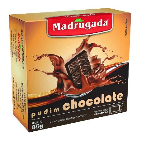 Pudim Pó Madrugada Chocolate 85G