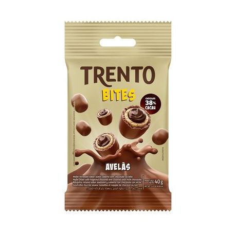 Chocolate trento 40g avela ao leite