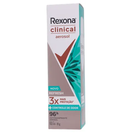 Desodorante aerosol rexona clinical refresh 91g 360-1