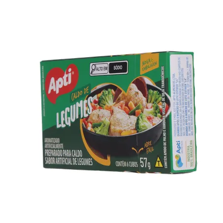 CALDO DE LEGUMES EM CUBO APTI 57G 360-5