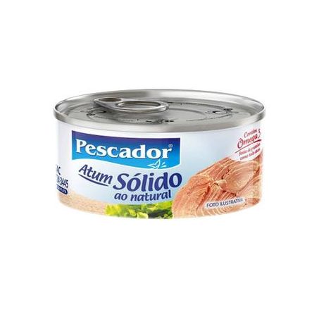 Atum solido pescador natural 140g