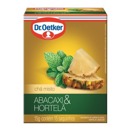 Chá Dr. Oetker Abacaxi E Hortelã Caixa 15G