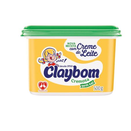 Margarina claybom sem sal 500g