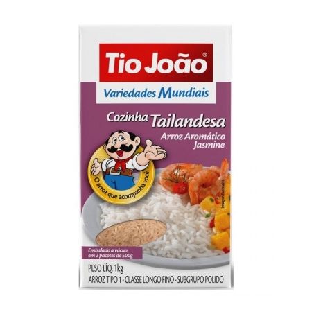ARROZ TIO JOAO V.MUNDIAIS TAILANDESA 1KG