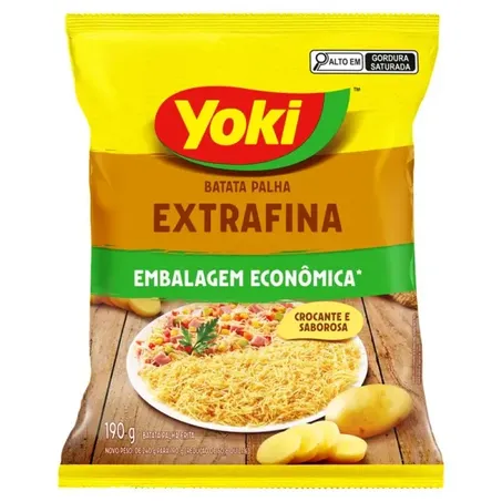 Batata Palha Yoki 190g Extra Fina