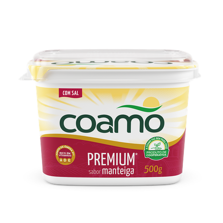 Margarina coamo premium amanteigada 500g