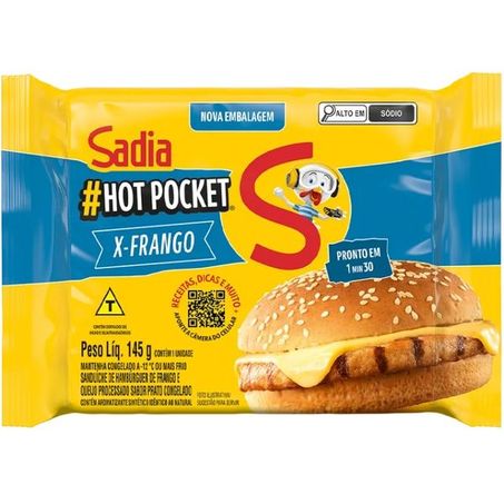 Sanduiche sadia hot pocket x-frango 145g