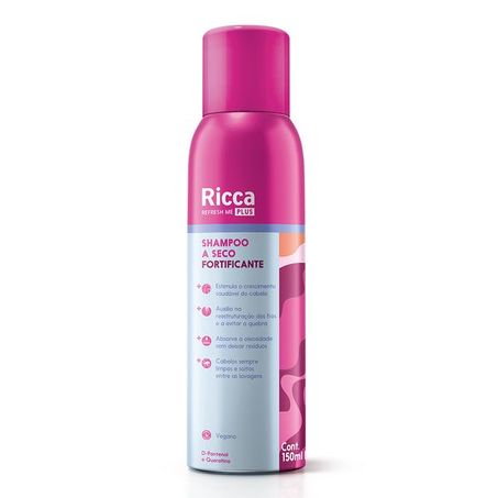 SHAMPOO A SECO RICCA FORTIFICANTE SPRAY 150ML REF.2858