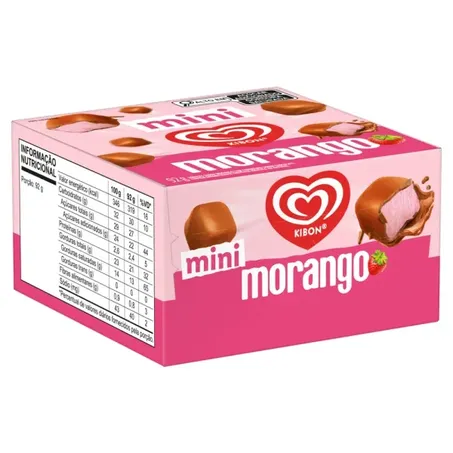 Sorvete Kibon Eskibon 144ml Mini Morango