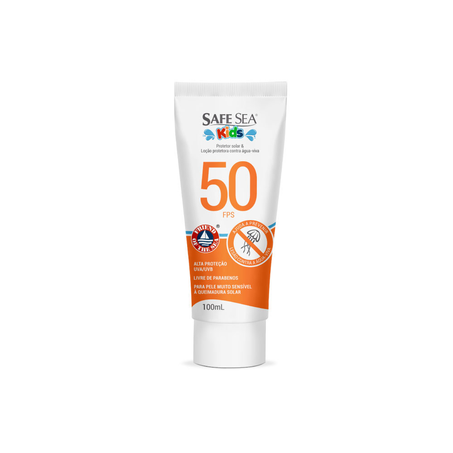 Protetor Solar Safe Sea Kids Água Viva FPS 50 100Ml