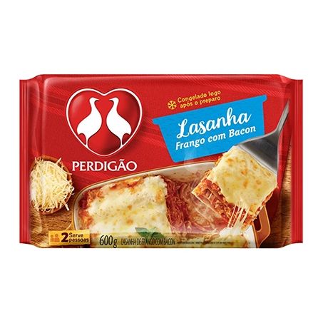 Lasanha perdigao frango 600g un -congelado