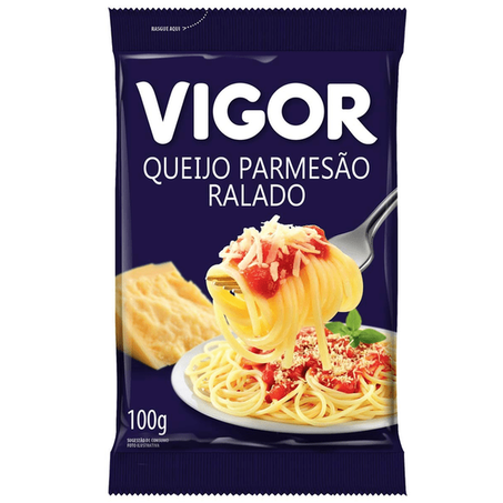Queijo parmesao ralado vigor 100g