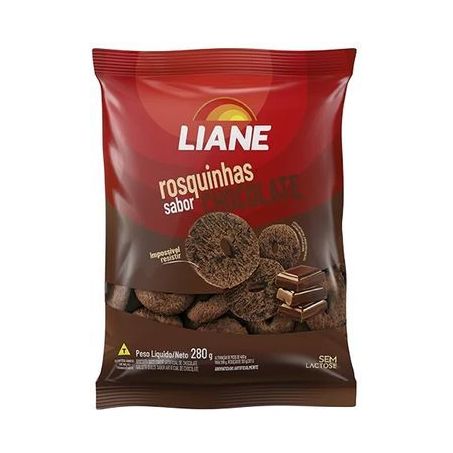 BISCOITO ROSCA CHOC S/LACT LIANE 280G